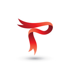 Ribbon T Logo