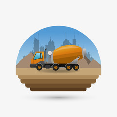 Naklejka premium Under construction design. truck concept. repair icon
