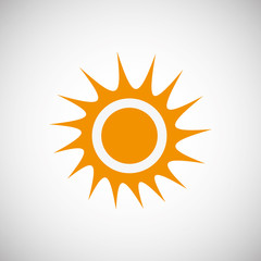 Sun design. abstract icon. summer concept