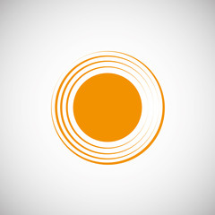 Sun design. abstract icon. summer concept