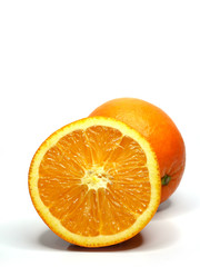 orange fruit in iso background;