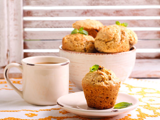 Great grain muffins with raisin