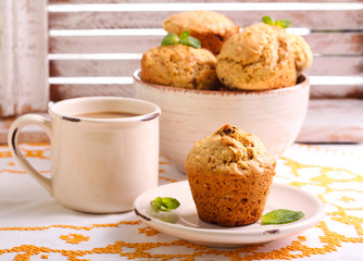 Great grain muffins with raisin
