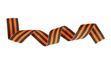 Symbols of Victory in Great Patriotic War St. George's Ribbon isolated on a white background