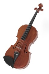 Obraz na płótnie Canvas 3d rendering of violin musical instrument