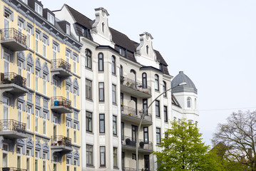 Altbaugebäude in Hamburg, Deutschland