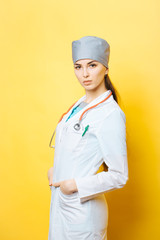 Nurse with stethoscope