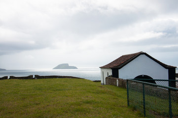 Fototapeta na wymiar Azores, Isla terceira, fortaleza militar