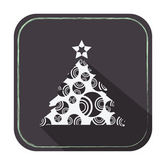 funky modern Christmas trees vector