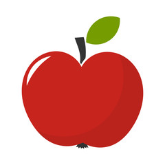 Red apple illustration