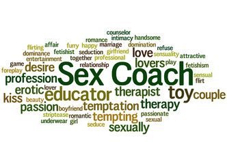 Sex Coach, word cloud concept 4