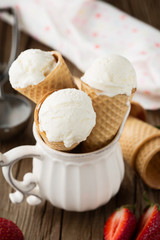 Vanilla ice cream