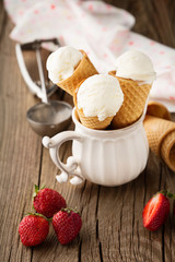 Vanilla ice cream