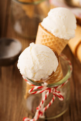 Vanilla ice cream