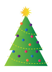 funky modern Christmas trees vector