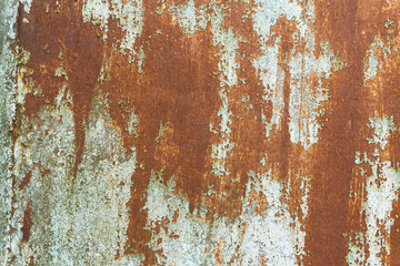 Old rusty painted surface