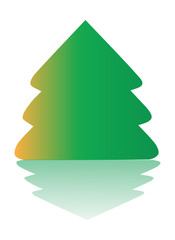 Merry Christmas tree vector