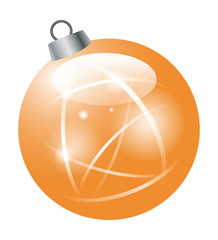 Obraz premium shiny Christmas bulbs illustration