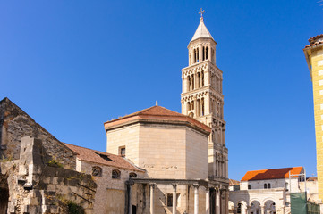 Fototapeta na wymiar Split, Croatia St. Duje cathedral