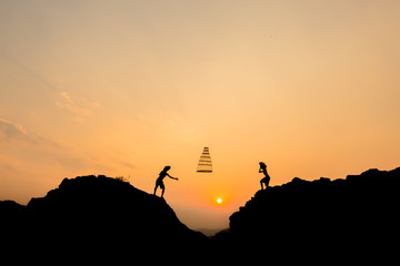 fisherman silhouette