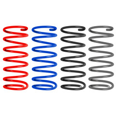 colored metal springs 