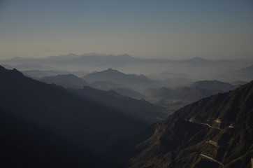 Morning Layer,
Morning Layer, Al Baha Road , Saudi Arabia, in the morning shot from Ragadan Park,...