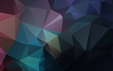 Vector Abstract geometric shape squares and triangles polygonal