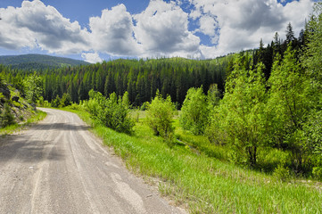 Scenic Byway in Montana