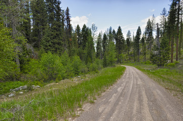 Fototapeta premium Scenic Byway in Montana
