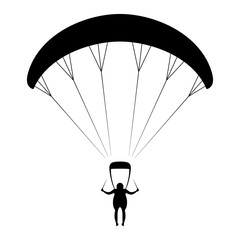 Paraglider, shade picture