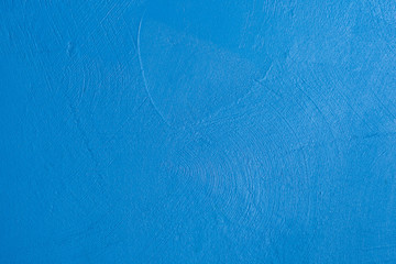 The blue painted wall
