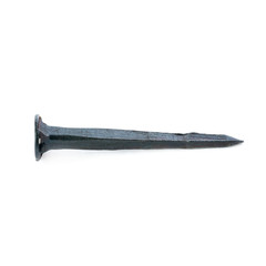Metal nail isolated over the white background
