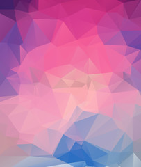 Polygonal mosaic paper background