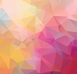 Polygonal mosaic paper background