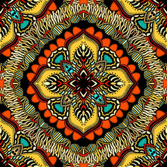 round seamless pattern