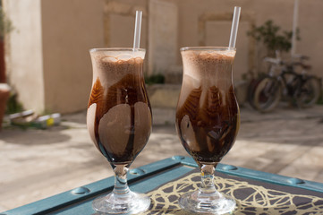 Chocolats frappés