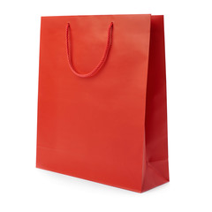 Shopping bag isolated over the white background