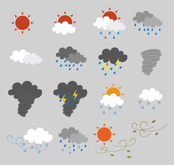 Obraz premium Weather Icons