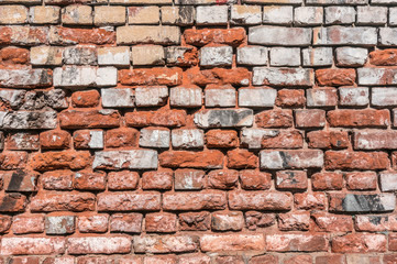 Background of old vintage brick wall