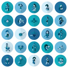 Happy Mothers Day Icons