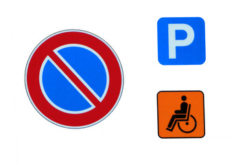 202 - Disabled parking space for the car
