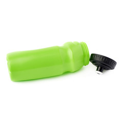 Water bottle isolated over the white background