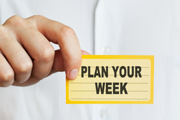 Plan Your Week