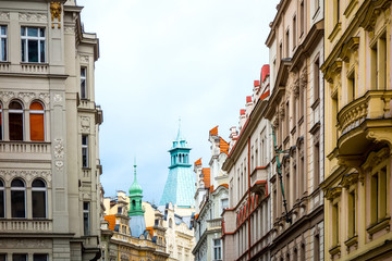 Old Town ancient architecture in Prague, Czech Republic