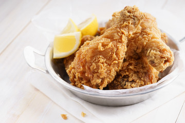 fried chicken.
