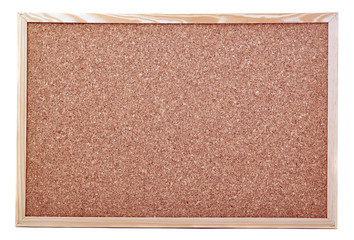Fototapeta premium Pin board over isolated white background