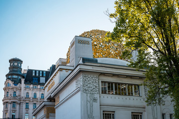VIENNA, AUSTRIA-April 20 : Vienna Secession Building was formed