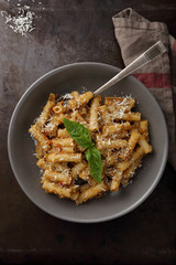 pasta with mushrooms pesto