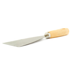 Putty kniFe over isolated white background