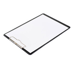  Black Clipboard over isolated white background